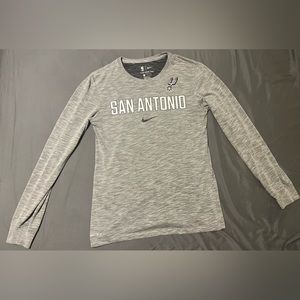 Men’s San Antonio spurs long sleeve Nike dri-fit